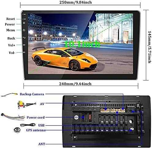 Навигация Мултимедия за кола 9 инча двоен дин за автомобил бус Android