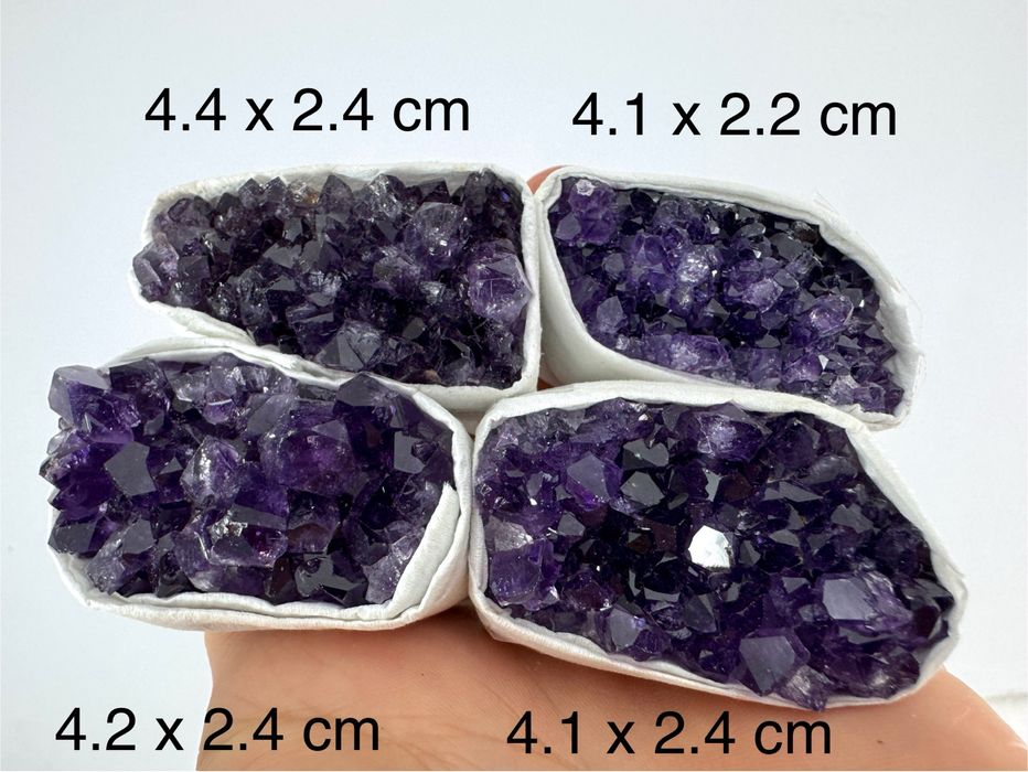 2бр Аметист Уругвай ,Минерали,Кристали Колекции,