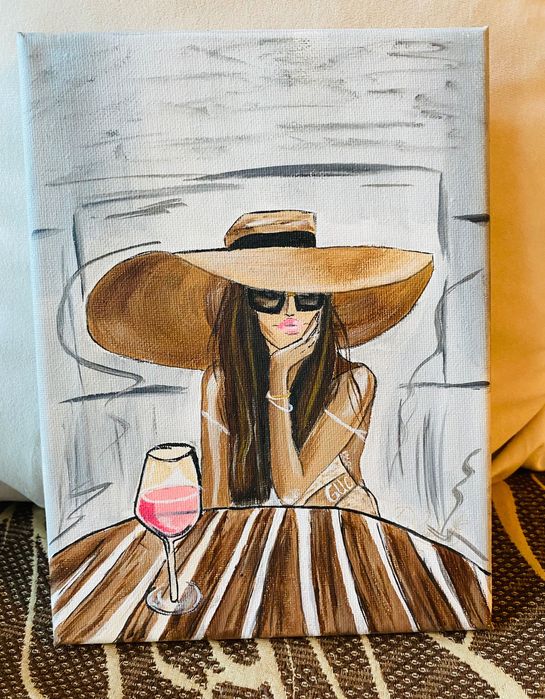 Картина Акрилни бои Лятна напитка