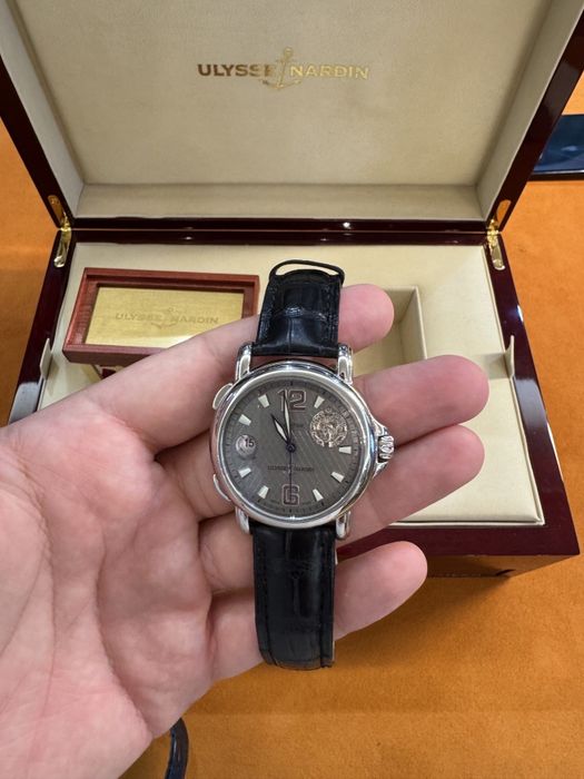 Оригинал Ulysse Nardin Dual time швейцарские
