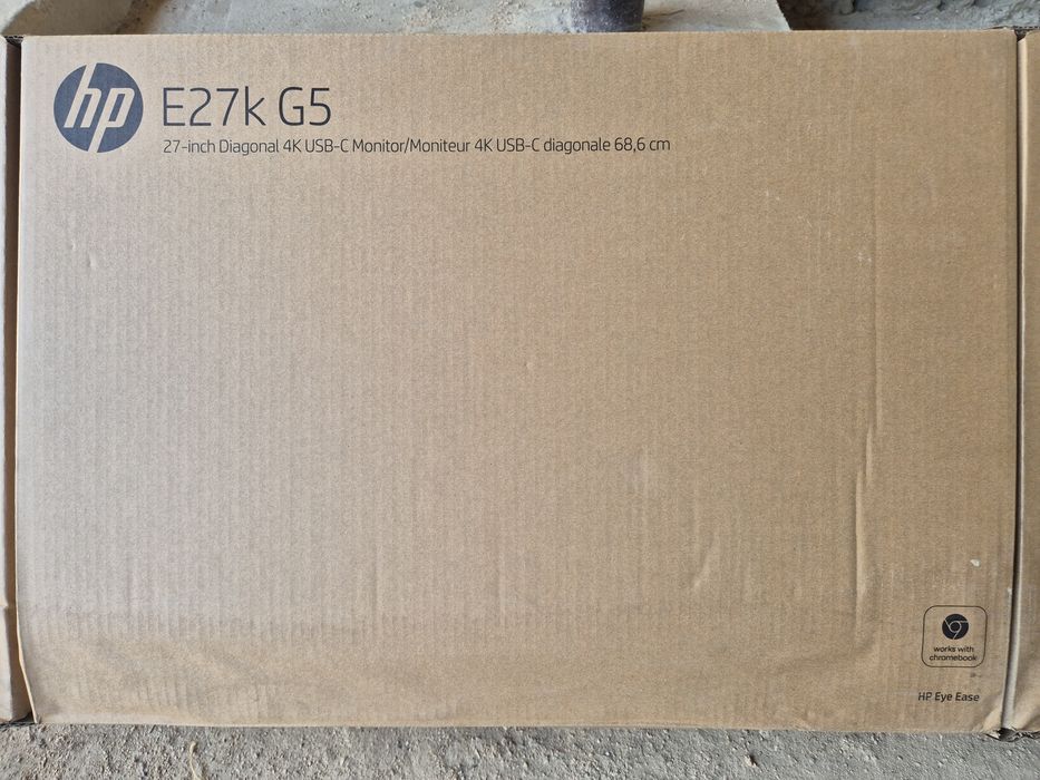 HP - 27" EliteDisplay E27k G5 4K Monitor,