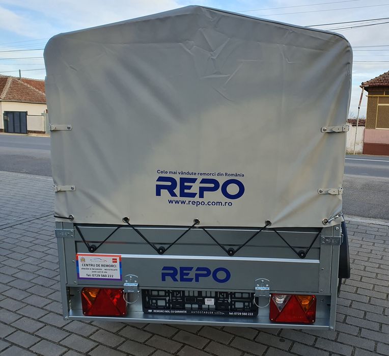 Remorca Repo RRS cu prelata 2,05mx1,15m 750kg