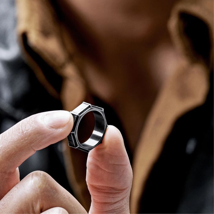 Сиво-черен пръстен Pearce Torque