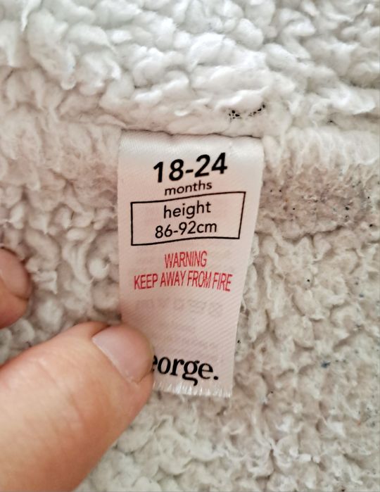 Топло детско якенце George размер 2-3 години