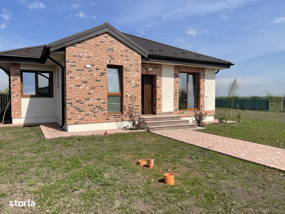 Casa Denver, nou-nouță, teren 1100mp, 4 camere, parter, cartier privat