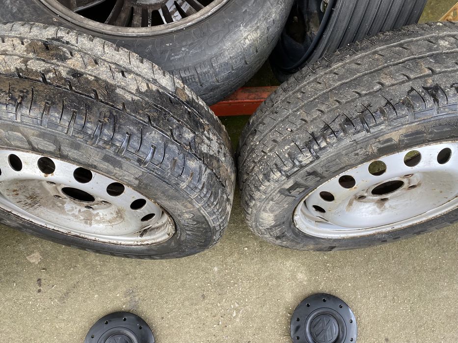 Jante+cauciucuri 205/65R16C Vw Transporter T5 Pret 1000 lei setul