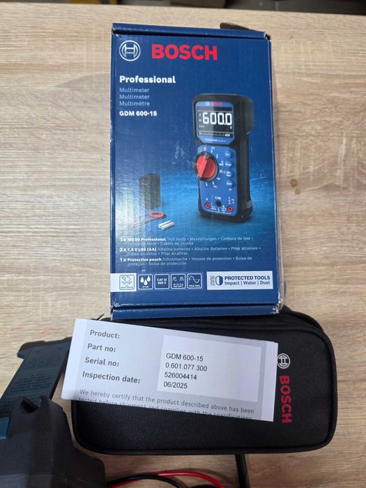 Multimetru digital Bosch Professional GDM 600-15
