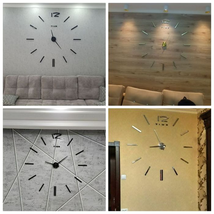 Настенные 3D часы