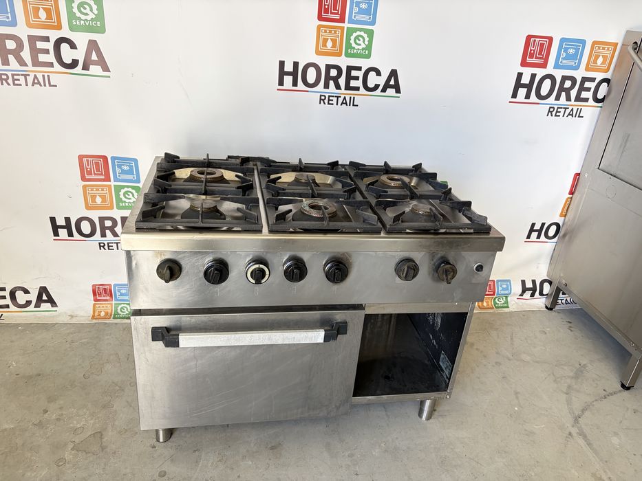 Aragaz profesional 6 ochiuri inox linia 700