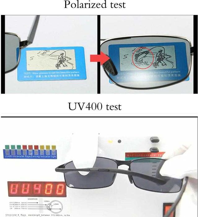 UV400 100% Защита Слънце Поляризирани Фотохром Очила Разтегаема Рамка