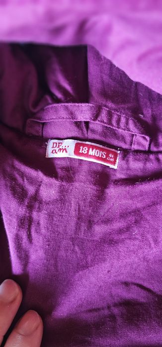 Palton lana brodat dpam fetite