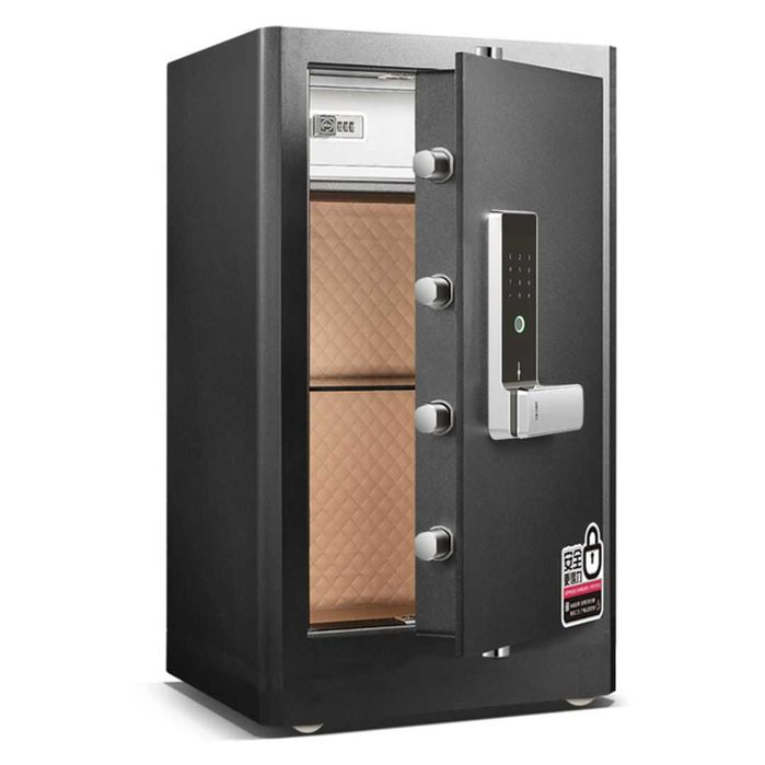 Сейф Deli 4117G биометрический+электронный код+ключ 710х430х400 87 кг