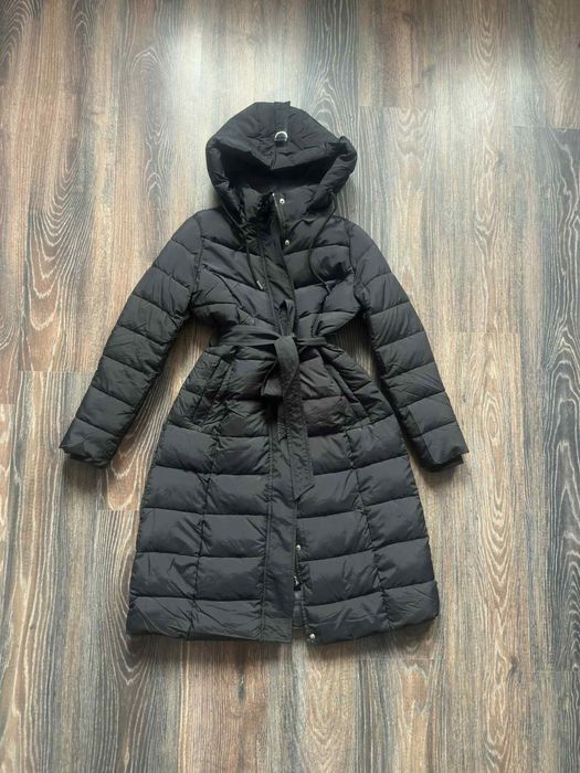 Geacă lunga, model actual de iarna