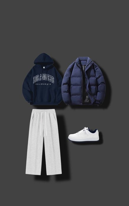 Зимний комплект (куртка + худи + штаны)