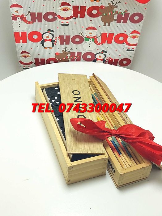 Pachet Cadouri  Joc Marocoo mikadoSi Domino  Transport Gratuit