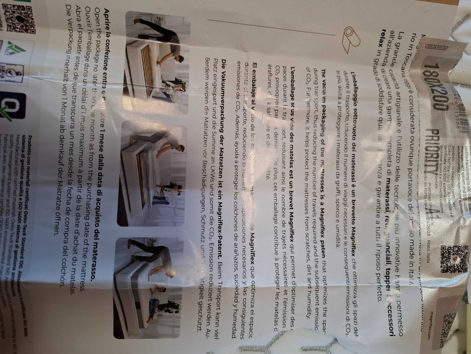 матрак Magniflex 180/200