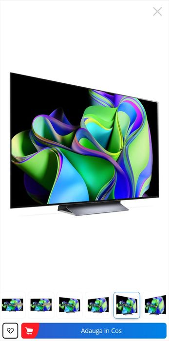 LG OLED evo 55C31LA, 139 cm, Smart, 4K Ultra HD, 100 Hz,