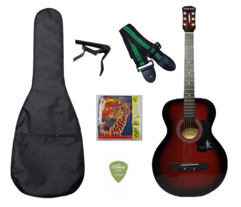 Гитара комплектімен новый-25000тг