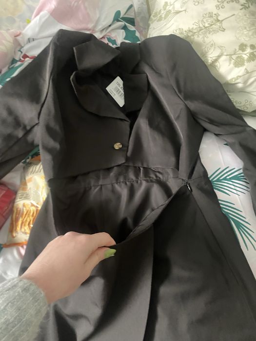 Rochie tip sacou neagra L M