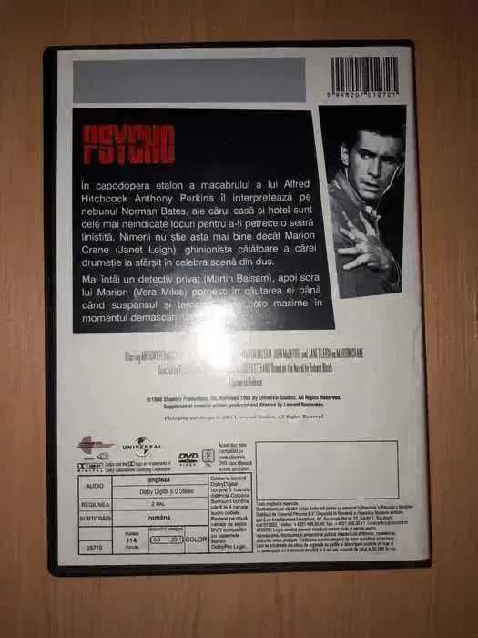 Lot doua dvd-uri cu filme de suspans clasice