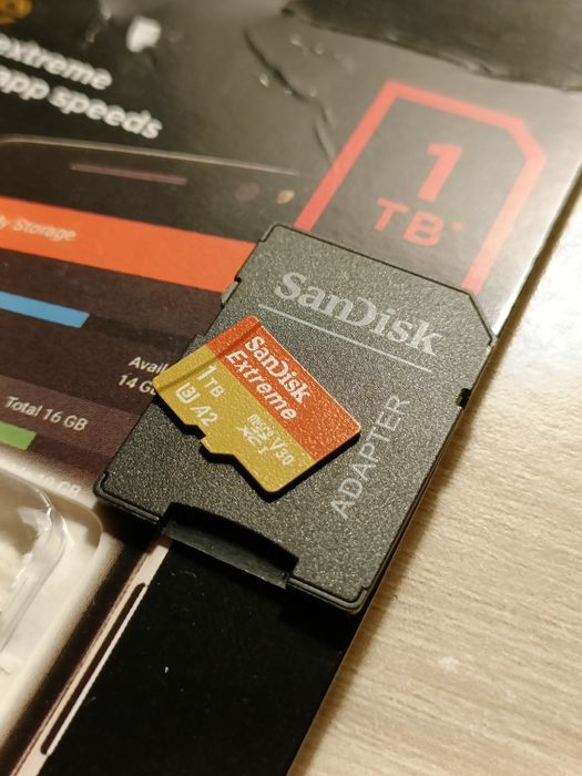 Card microSD 1TB SanDisk Extreme (Citește Descrierea)
