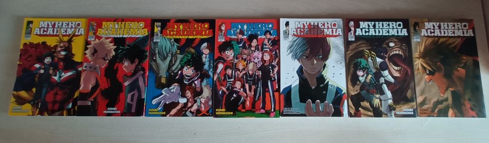 Манга My hero academia vol. 1-7