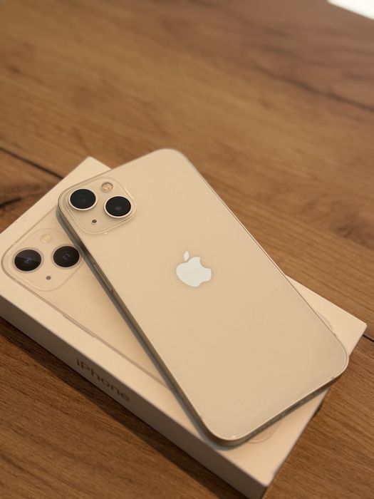 iPhone 13 128Gb Starlight/Baterie100%/Garantie 12 luni @atsgsm.ro