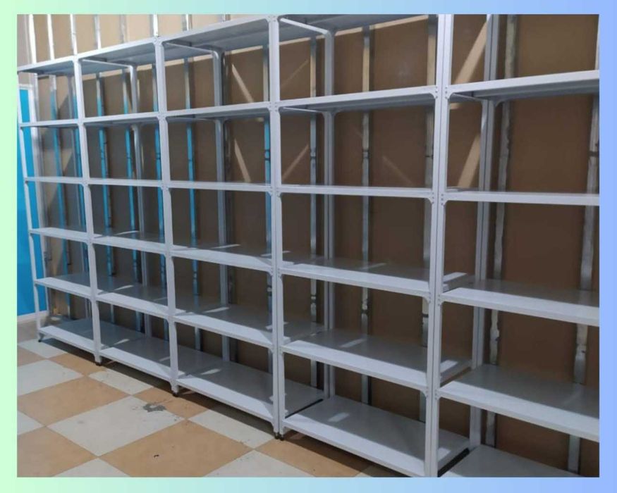 Arxiv stellaj, rafli metall tokchalar, ombor  tokcha, архивный стеллаж