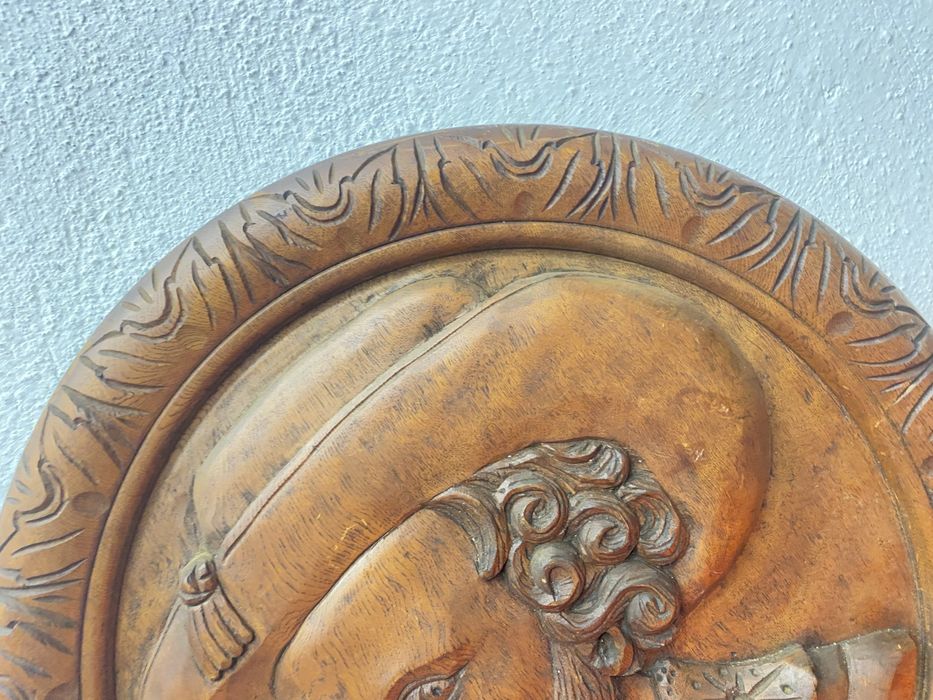 Голямо пано за стена дърворезба  тик