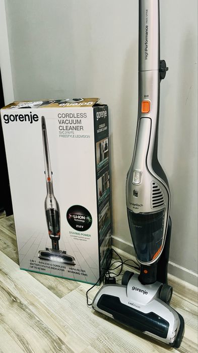 Вертикална безжична прахосмукачка Gorenje