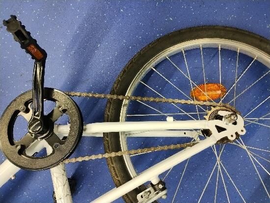 Bicicletă polivalentă Riverside 100 20" alb - (SecondHand) Decathlon