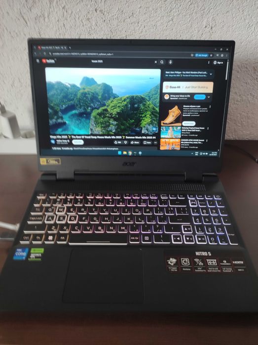 Acer Nitro 5, RTX 4060 8gb, i7 12th gen, 1tb ssd, 16gb ram
