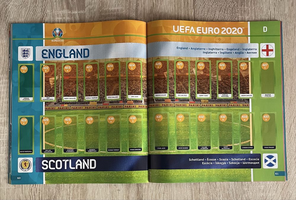 Album Euro 2020 Tournament Edition Panini