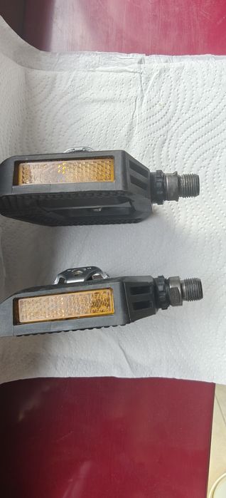 Pedale Shimano SPD SM-SH56 + PD-T421 cu catadioptrii | Stare excelentă