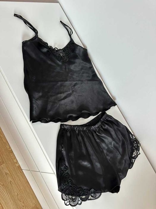 Set piajama satinat