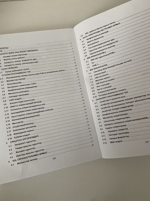 книга для подготовки ЕНТ, информатика