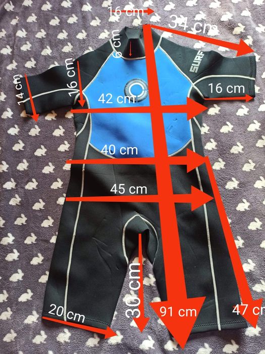 Costum neopren copii surf scuba diving inot scufundari kite ski board