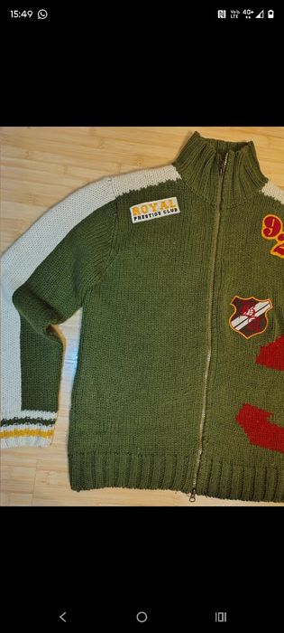 Pulover Old School Tricotat lână