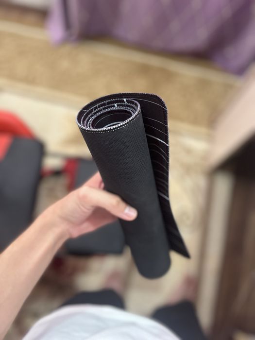 Коврик для мыши Waves Black 800x300x30 рисунок