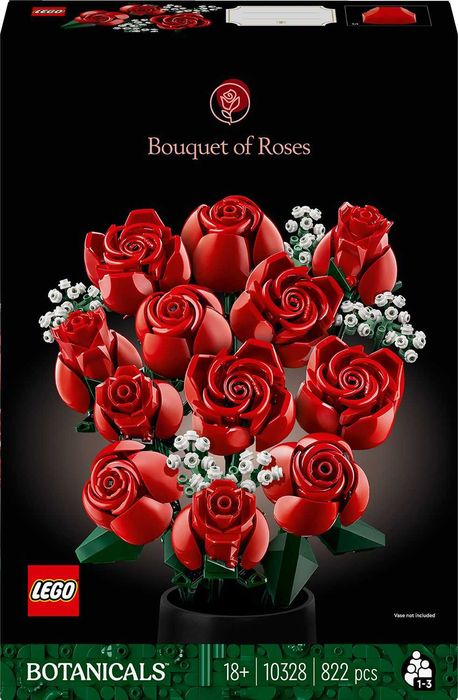 НОВО LEGO Botanical Букет от рози - Bouquet of Roses 10328