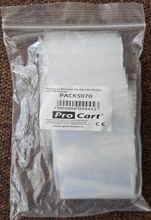 Pungi cu fermoar tip Zip, seturi de 100 bucăți (2)