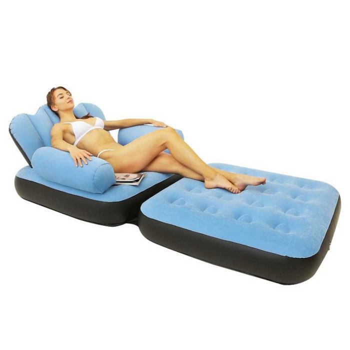 Надуваем фотьойл 5 в 1 SuperSofa