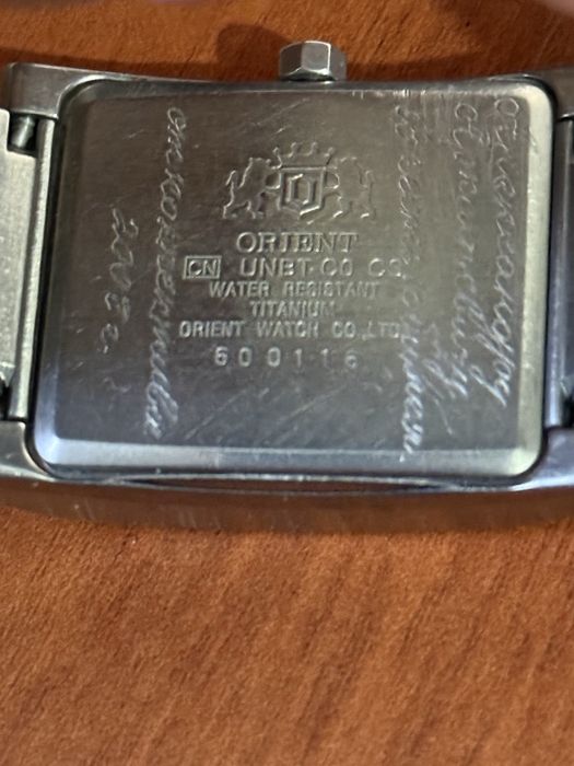 Часы orient titanium 50m