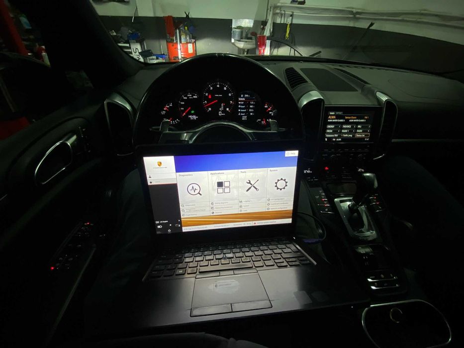 Диагностика, програмиране, кодиране и адаптация с PORSCHE PIWIS 3