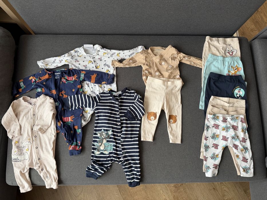 Голям лот бебешки дрехи за момче 0-6
