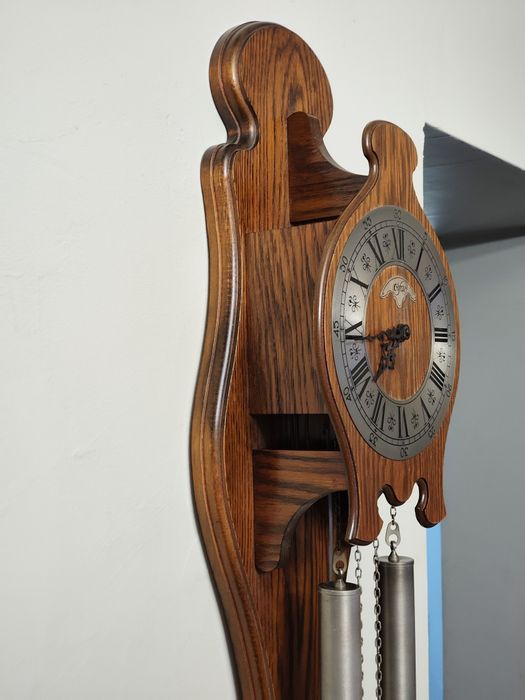 Антикватен стенен часовник а тежести Orfac,