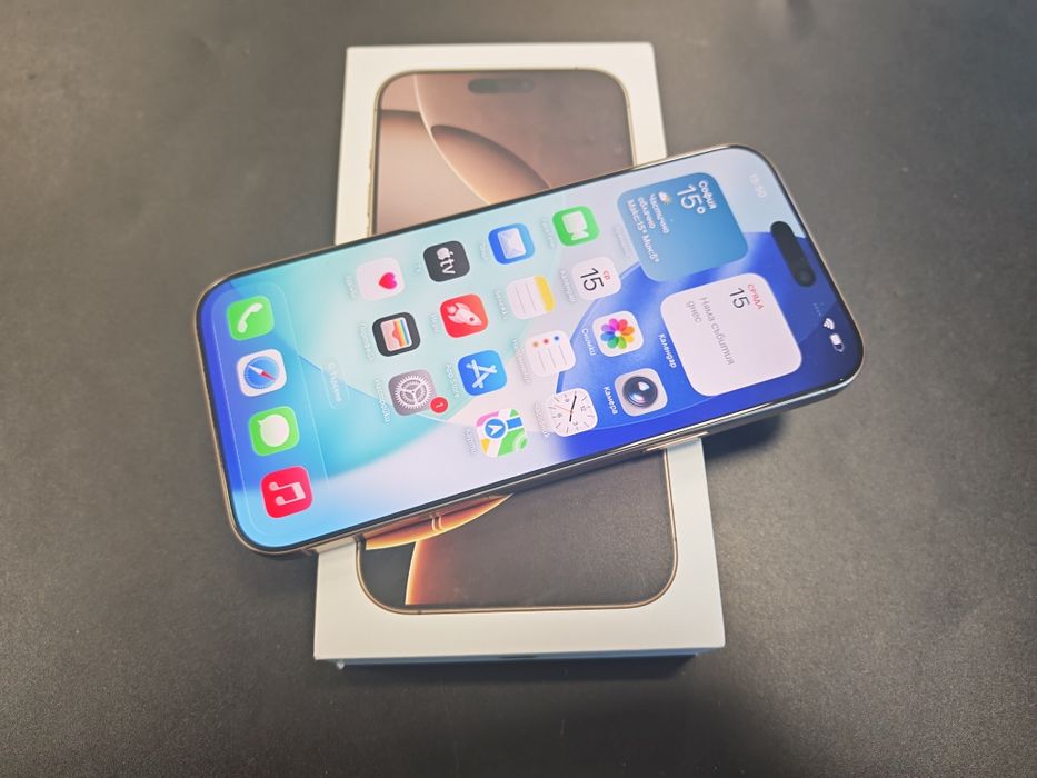 Като нов iPhone 16 Pro Max 256 GB Desert Гаранция