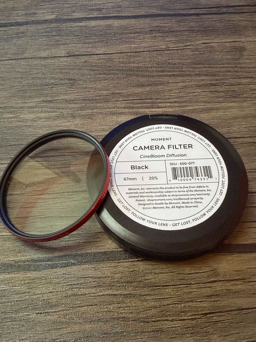 Moment CineBloom Diffusion 20% Filtru 67mm