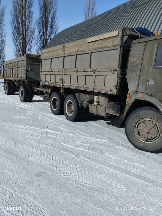 КамАЗ 5320. С прицепом