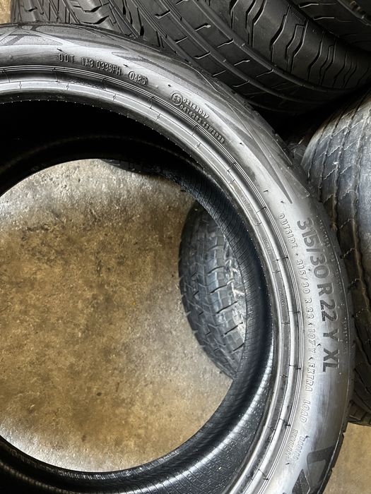 2 anvelope vara ca NOI 315/30/22 , Continental , DOT 2025 , 6.2 mm